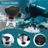 Maxbell Scuba Diving Regulator Water Sports Reliable Transparent Silicone Mouthpiece Black