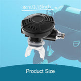 Maxbell Scuba Diving Regulator Water Sports Reliable Transparent Silicone Mouthpiece Black