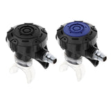 Maxbell Scuba Diving Second Stage Regulator for Backup Use Clear Silicone Mouthpiece Black