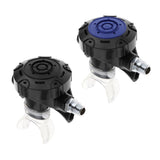 Maxbell Scuba Diving Second Stage Regulator for Backup Use Clear Silicone Mouthpiece Black