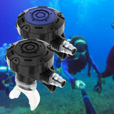 Maxbell Scuba Diving Second Stage Regulator for Backup Use Clear Silicone Mouthpiece Black