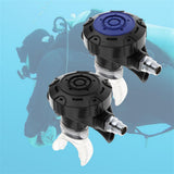 Maxbell Scuba Diving Second Stage Regulator for Backup Use Clear Silicone Mouthpiece Black