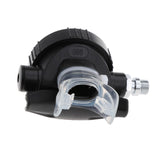 Maxbell Scuba Diving Second Stage Regulator for Backup Use Clear Silicone Mouthpiece Black