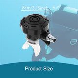 Maxbell Scuba Diving Second Stage Regulator for Backup Use Clear Silicone Mouthpiece Black