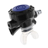 Maxbell Scuba Diving Second Stage Regulator for Backup Use Clear Silicone Mouthpiece Blue