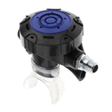 Maxbell Scuba Diving Second Stage Regulator for Backup Use Clear Silicone Mouthpiece Blue