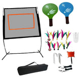 Maxbell Badminton Net Set Replacement Practice with Rackets for Sports Outdoor Parks
