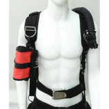 Maxbell Diving Surface Marker Buoy Portable with Storage Bag Diver below Signal Tube 1.8Mx15cm