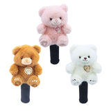 Maxbell Fairway Wood Golf Club Headcover Plush Bear Animal Soft Golf Club Head Cover Pink