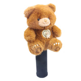 Maxbell Fairway Wood Golf Club Headcover Plush Bear Animal Soft Golf Club Head Cover Orange