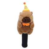 Maxbell Fairway Wood Golf Club Headcover Plush Capybara Anti Scratch Golf Head Cover Style A