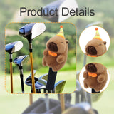 Maxbell Fairway Wood Golf Club Headcover Plush Capybara Anti Scratch Golf Head Cover Style A