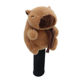 Maxbell Fairway Wood Golf Club Headcover Plush Capybara Anti Scratch Golf Head Cover Style C