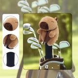 Maxbell Fairway Wood Golf Club Headcover Plush Capybara Anti Scratch Golf Head Cover Style C