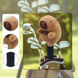 Maxbell Fairway Wood Golf Club Headcover Plush Capybara Anti Scratch Golf Head Cover Style D