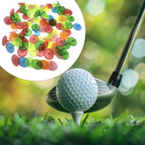 Maxbell 100x Golf Ball Markers Golf Ball Position Marker for Course Outdoor Training