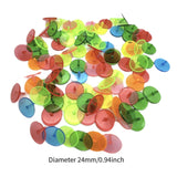 Maxbell 100x Golf Ball Markers Golf Ball Position Marker for Course Outdoor Training