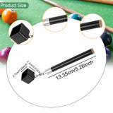 Maxbell Pool Chalk Holder Professional Lightweight Easy to Carry 2 in 1 Cue Tip Tool Black handle