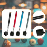 Maxbell Pool Chalk Holder Professional Lightweight Easy to Carry 2 in 1 Cue Tip Tool Black handle