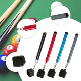 Maxbell Pool Chalk Holder Professional Lightweight Easy to Carry 2 in 1 Cue Tip Tool Black handle