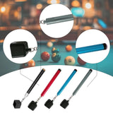 Maxbell Pool Chalk Holder Professional Lightweight Easy to Carry 2 in 1 Cue Tip Tool Black handle