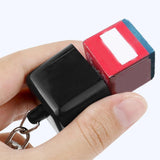 Maxbell Pool Chalk Holder Professional Lightweight Easy to Carry 2 in 1 Cue Tip Tool Black handle