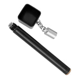 Maxbell Pool Chalk Holder Professional Lightweight Easy to Carry 2 in 1 Cue Tip Tool Black handle