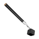 Maxbell Pool Chalk Holder Professional Lightweight Easy to Carry 2 in 1 Cue Tip Tool Black handle