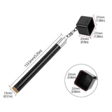 Maxbell Pool Chalk Holder Professional Lightweight Easy to Carry 2 in 1 Cue Tip Tool Black handle
