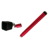 Maxbell Pool Chalk Holder Professional Lightweight Easy to Carry 2 in 1 Cue Tip Tool Red Color Handle