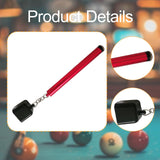 Maxbell Pool Chalk Holder Professional Lightweight Easy to Carry 2 in 1 Cue Tip Tool Red Color Handle