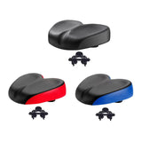 Maxbell Bike Seat Comfortable Anti Slip Replacement Noseless Enlarged Bicycle Saddle black