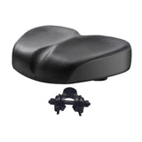 Maxbell Bike Seat Comfortable Anti Slip Replacement Noseless Enlarged Bicycle Saddle black