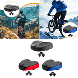 Maxbell Bike Seat Comfortable Anti Slip Replacement Noseless Enlarged Bicycle Saddle black