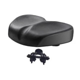 Maxbell Bike Seat Comfortable Anti Slip Replacement Noseless Enlarged Bicycle Saddle black