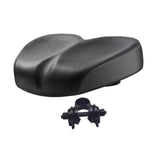 Maxbell Bike Seat Comfortable Anti Slip Replacement Noseless Enlarged Bicycle Saddle black