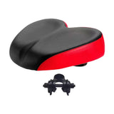 Maxbell Bike Seat Comfortable Anti Slip Replacement Noseless Enlarged Bicycle Saddle red