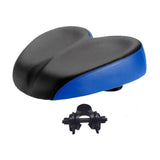 Maxbell Bike Seat Comfortable Anti Slip Replacement Noseless Enlarged Bicycle Saddle blue