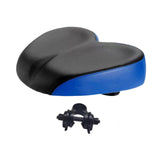 Maxbell Bike Seat Comfortable Anti Slip Replacement Noseless Enlarged Bicycle Saddle blue