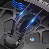 Maxbell Bicycle Saddle Comfortable Sleek Shock Absorbing Breathable Soft Cushion Pad Black