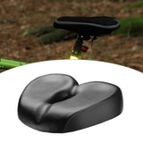 Maxbell Bicycle Saddle Comfortable Sleek Shock Absorbing Breathable Soft Cushion Pad Black