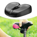 Maxbell Bicycle Saddle Comfortable Sleek Shock Absorbing Breathable Soft Cushion Pad Black