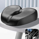 Maxbell Bicycle Saddle Comfortable Sleek Shock Absorbing Breathable Soft Cushion Pad Black