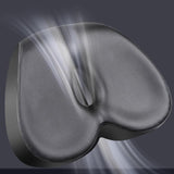 Maxbell Bicycle Saddle Comfortable Sleek Shock Absorbing Breathable Soft Cushion Pad Black