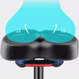 Maxbell Bicycle Saddle Road Bike Waterproof Breathable Cycling Part Biking Bike Seat Black