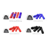 Maxbell 4 Pieces Professional Beach Volleyball Lines Boundary Lines for Park Outdoor Red Blue