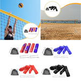 Maxbell 4 Pieces Professional Beach Volleyball Lines Boundary Lines for Park Outdoor Red Blue