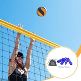 Maxbell 4 Pieces Professional Beach Volleyball Lines Boundary Lines for Park Outdoor Blue