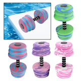 Maxbell Aquatic Dumbbell Bar Pool Fitness Professional Water Aerobic for Female Male Blue Green