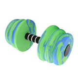 Maxbell Aquatic Dumbbell Bar Pool Fitness Professional Water Aerobic for Female Male Blue Green